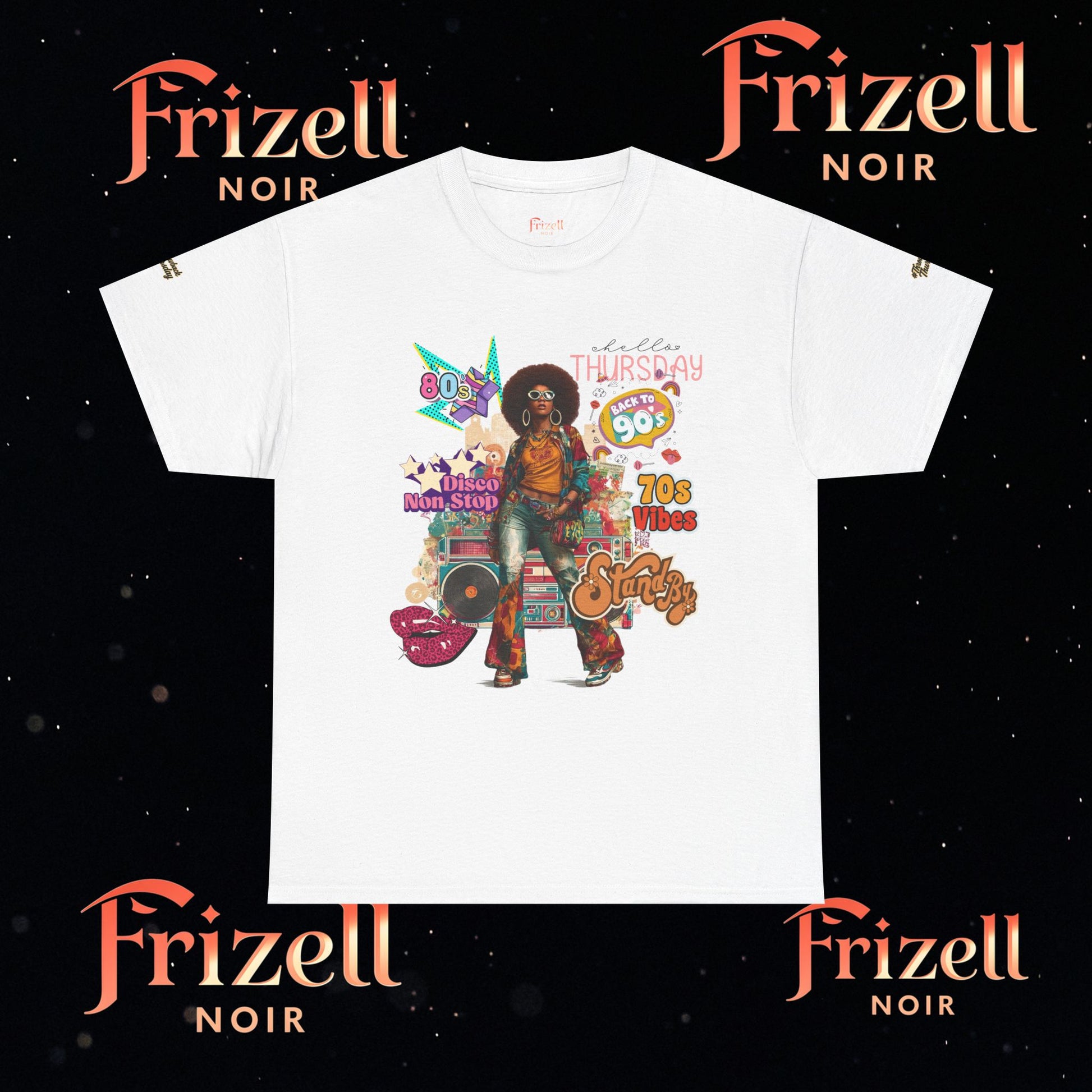 Throwback Tee | Frizell Noir