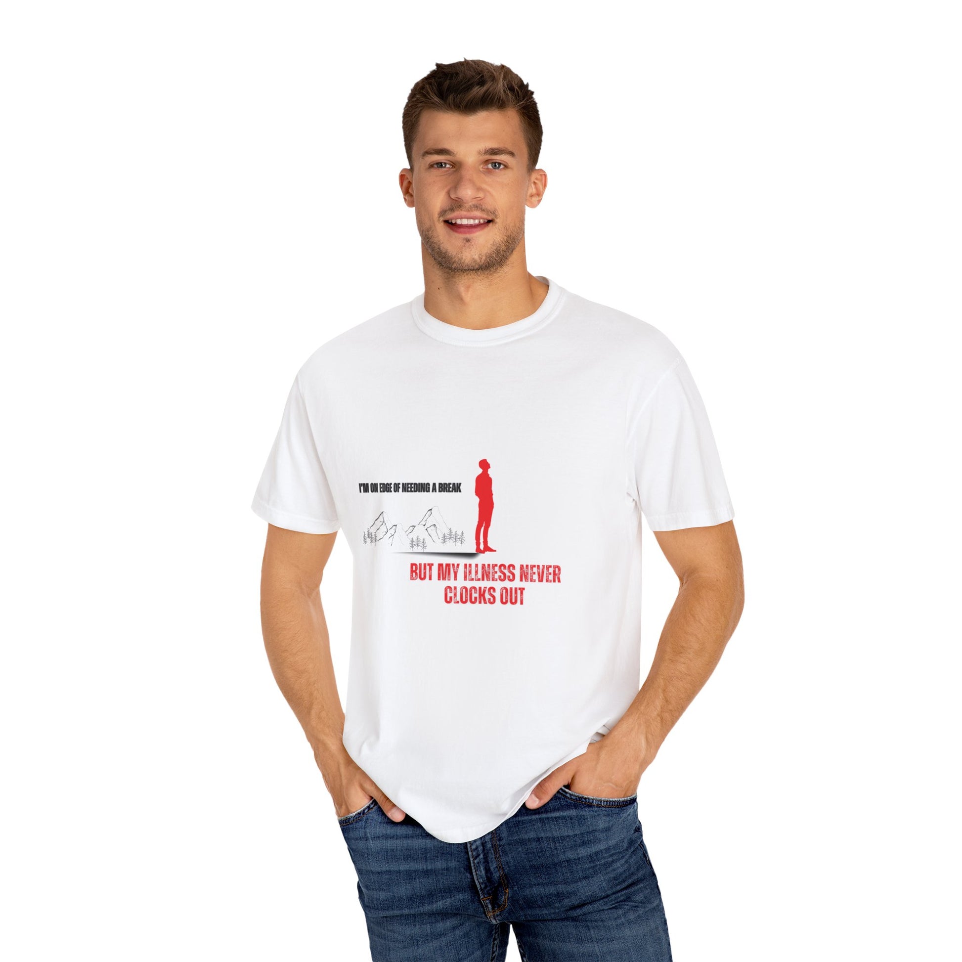 Illness Never Clocks Out Tee | Frizell Noir