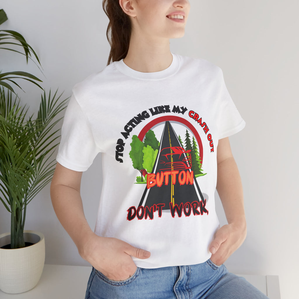 Crash Out Button Tee | Frizell Noir