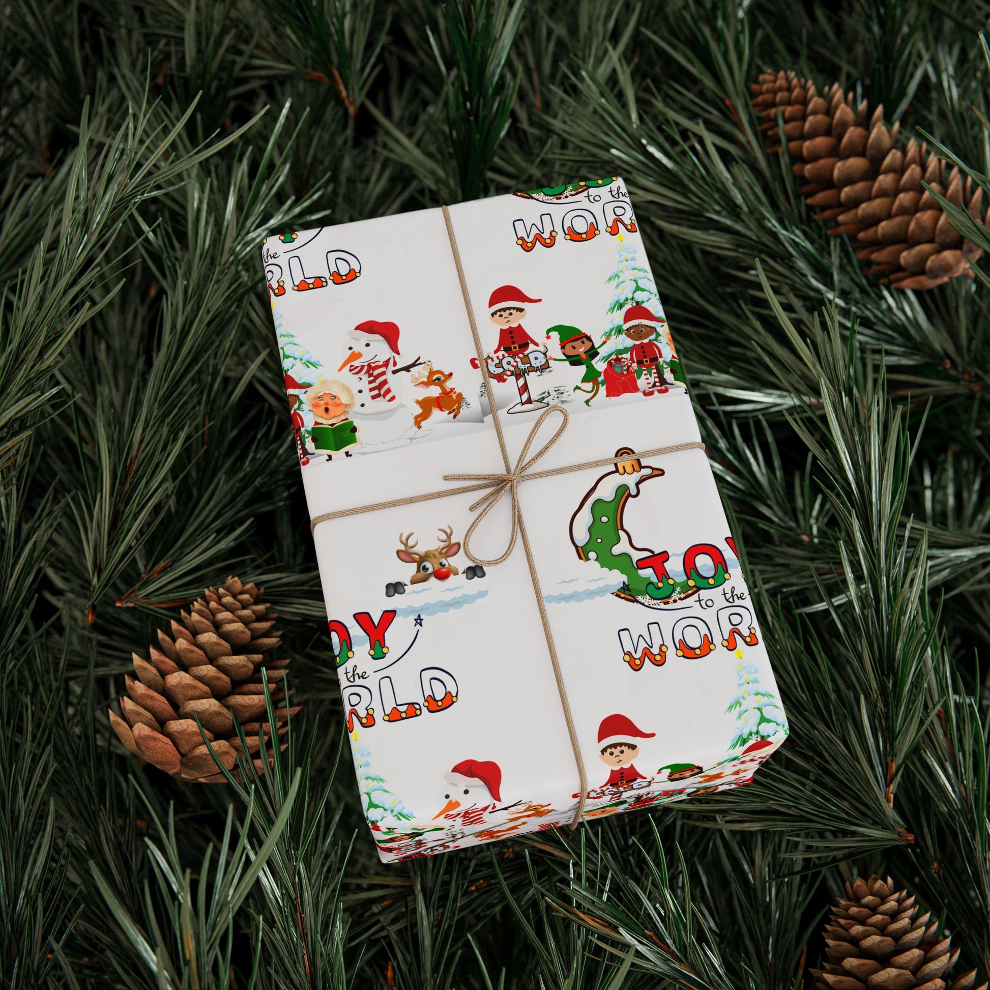 “Ho Ho Ho Merry Grinchmas” Premium Holiday Wrapping Paper – Festive Christmas Print by Frizell Noir