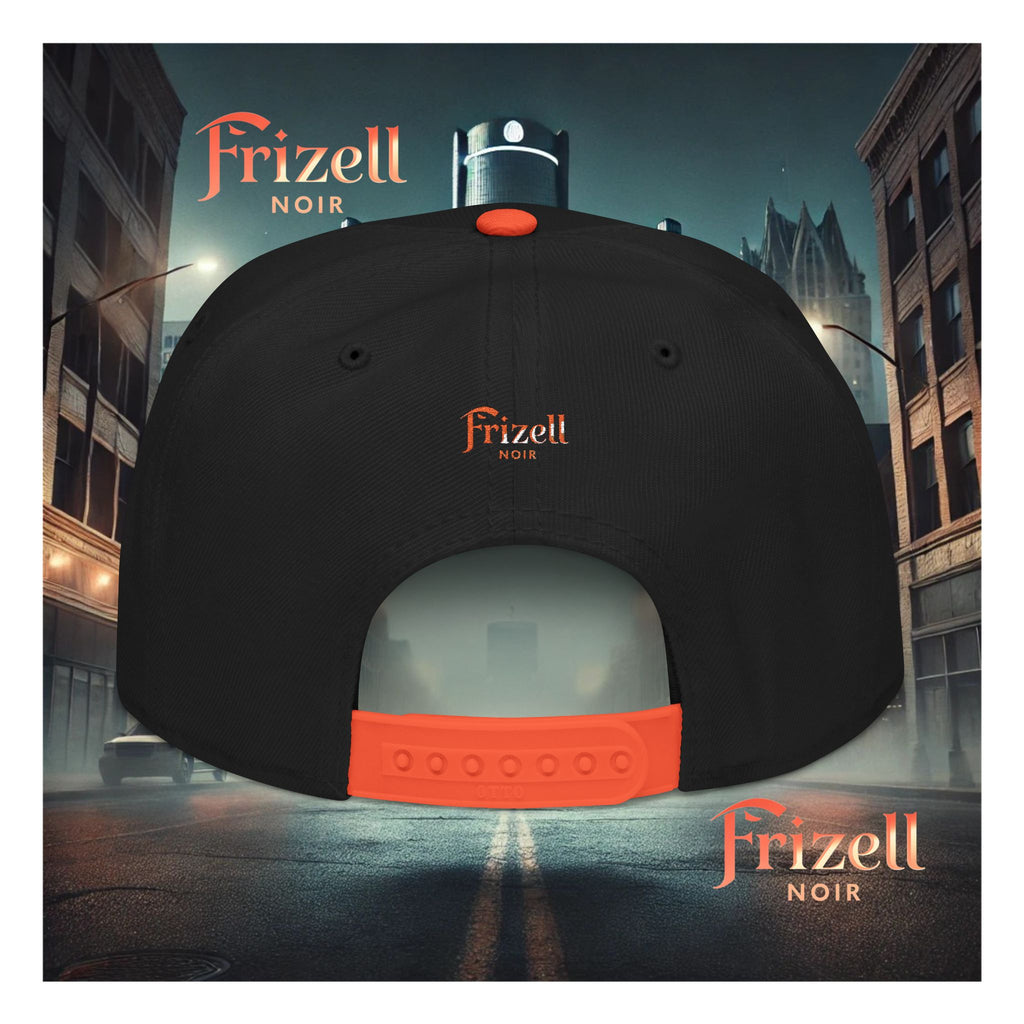 FRIZELL NOIR Embroidered Snapback Cap