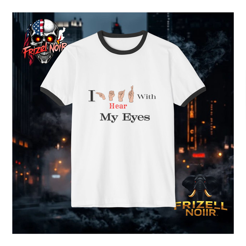 I Hear With My Eyes Tee | Frizell Noir