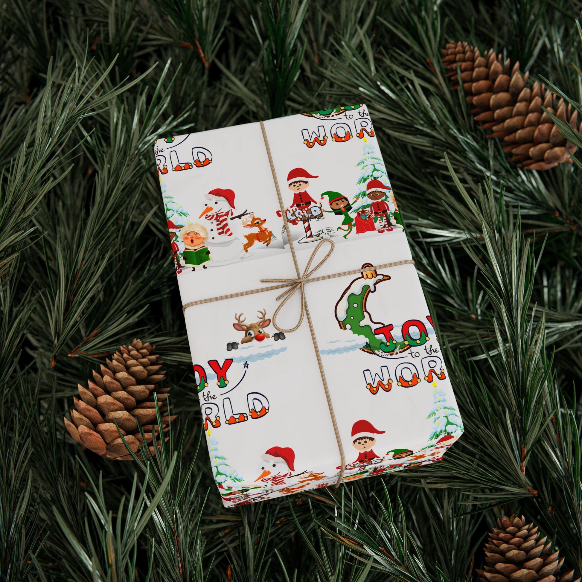 “Ho Ho Ho Merry Grinchmas” Premium Holiday Wrapping Paper – Festive Christmas Print by Frizell Noir