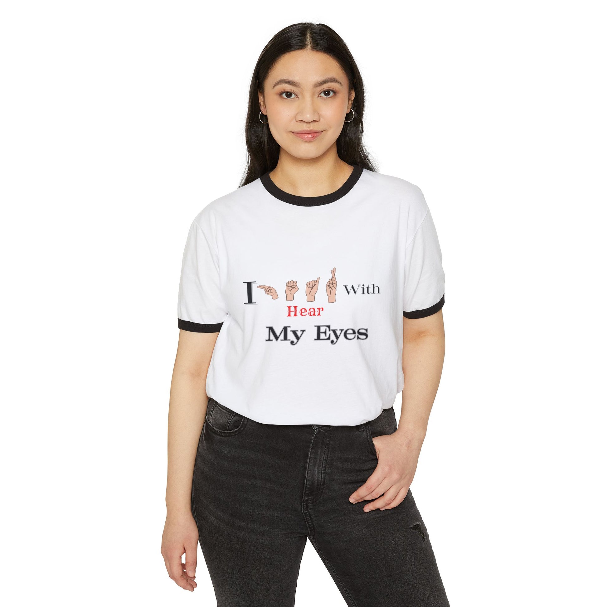 I Hear With My Eyes Tee | Frizell Noir