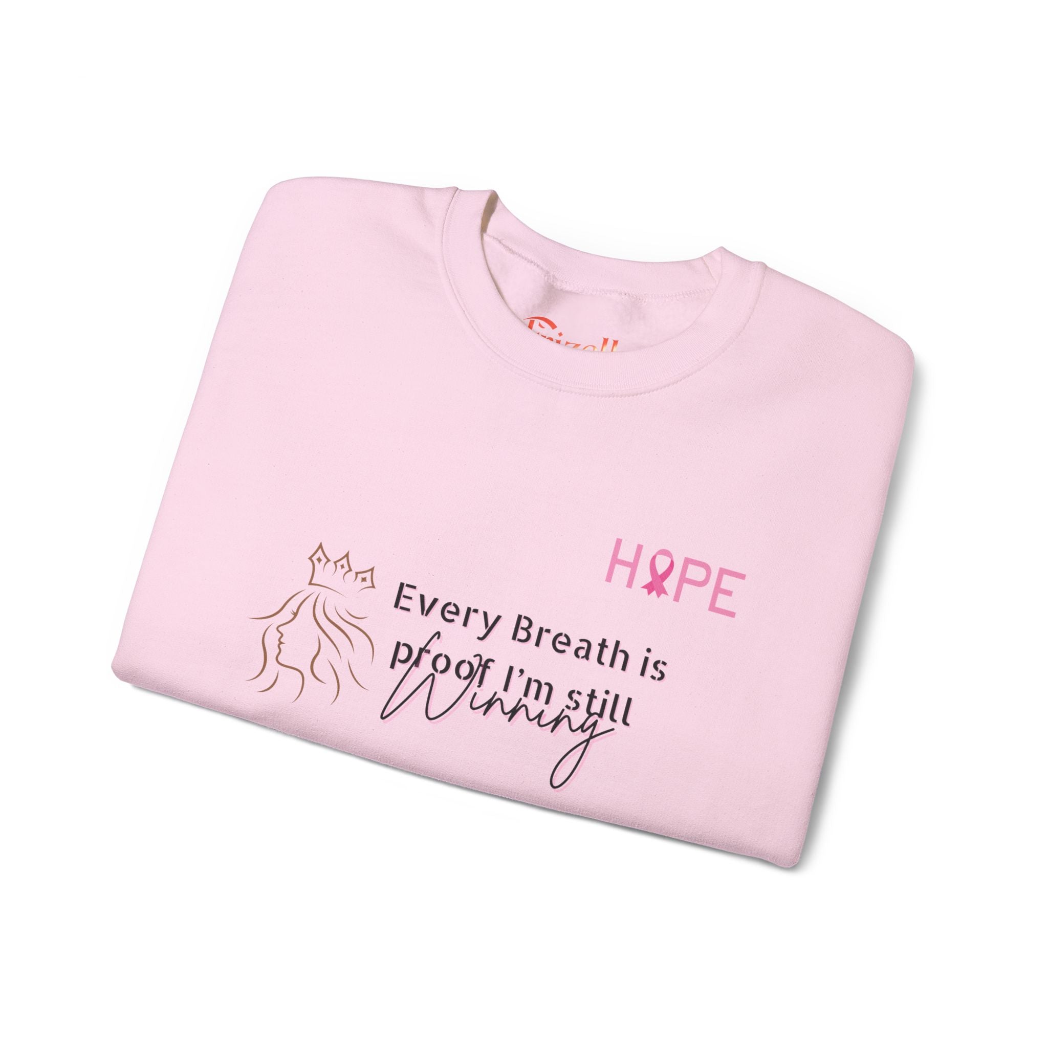 Breast Cancer Hope Crewneck Sweatshirt - Unisex Heavy Blend