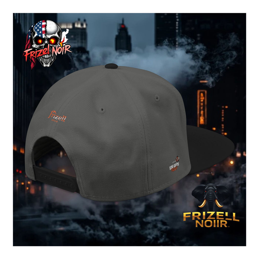 FRIZELL NOIR Logo Snapback | Embroidered