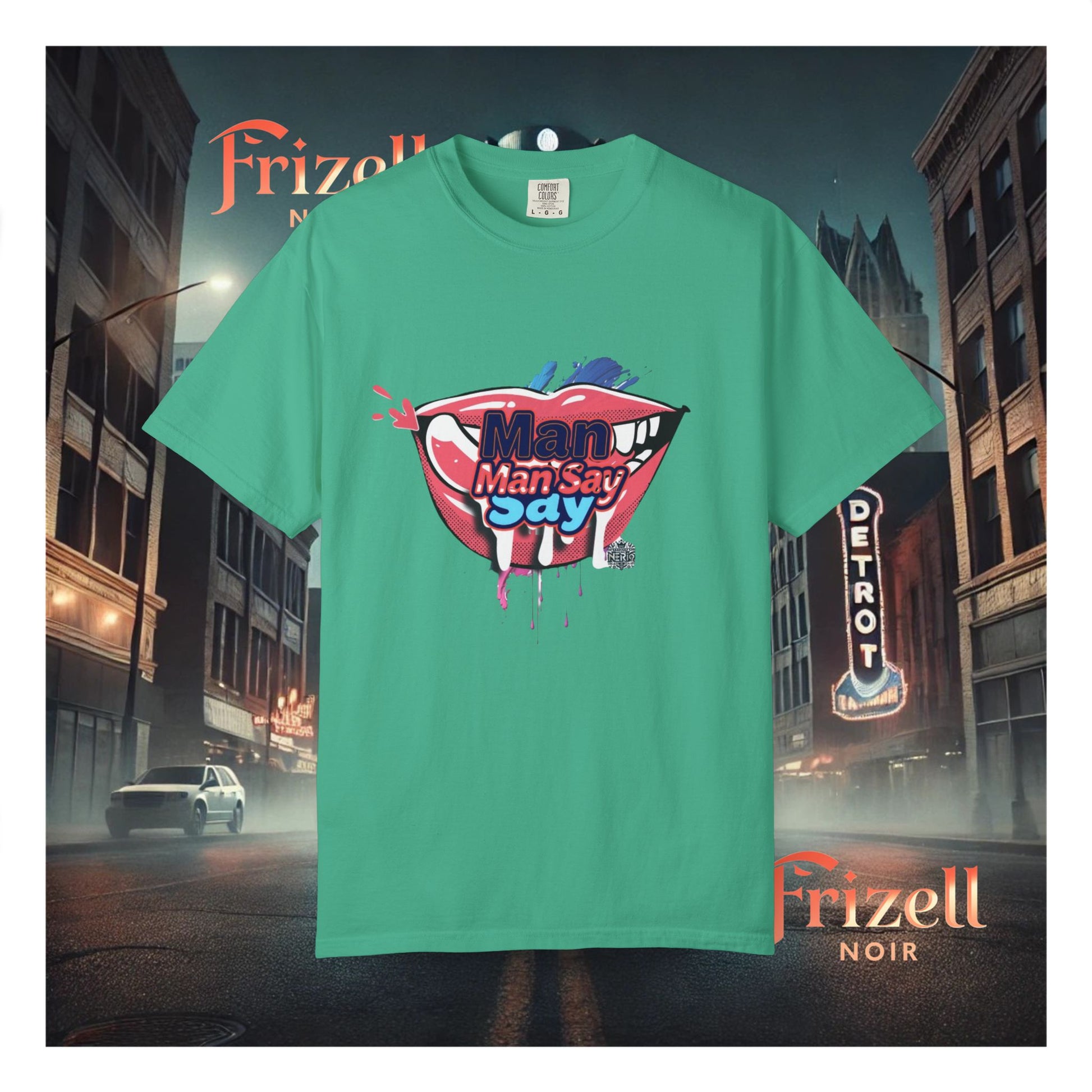 Man Say Tee | Frizell Noir