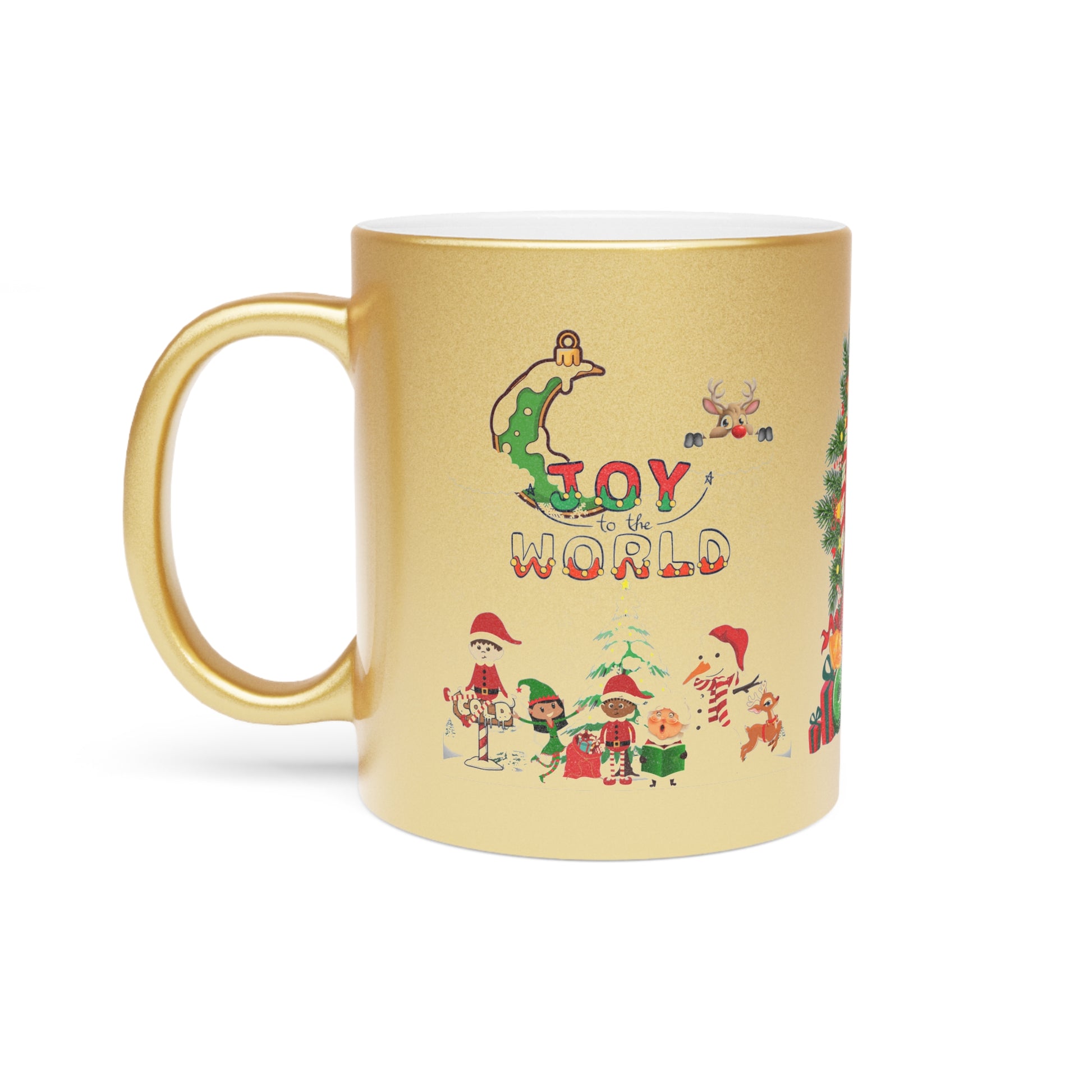 Sip the Season Hoodie | Silver & Gold Luxury Streetwear – Frizell Noir