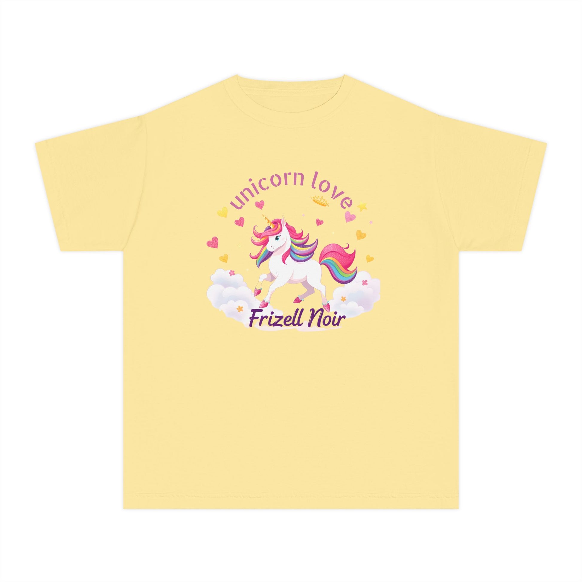 Unicorn Love Girls Tee | Frizell Noir