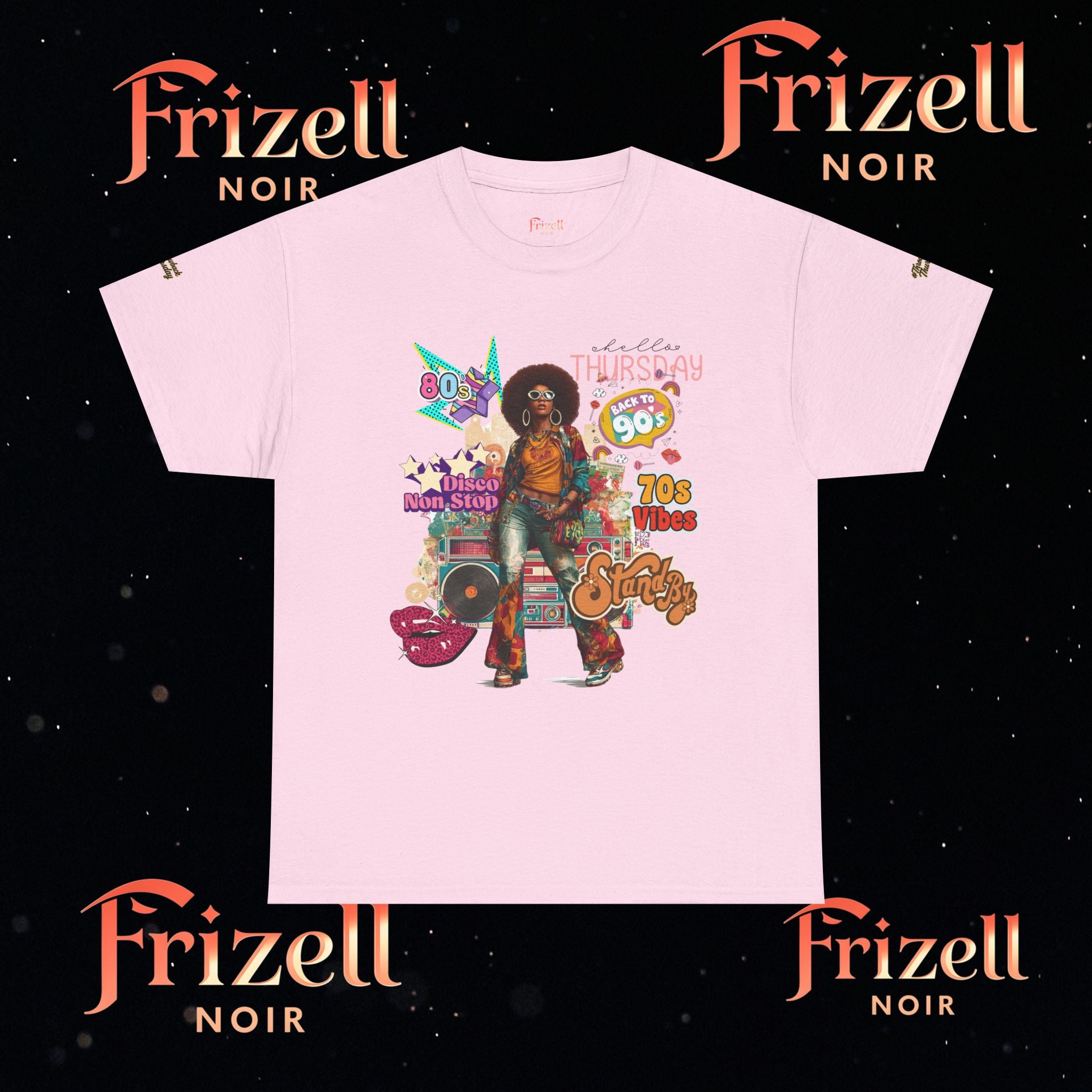 Throwback Tee | Frizell Noir