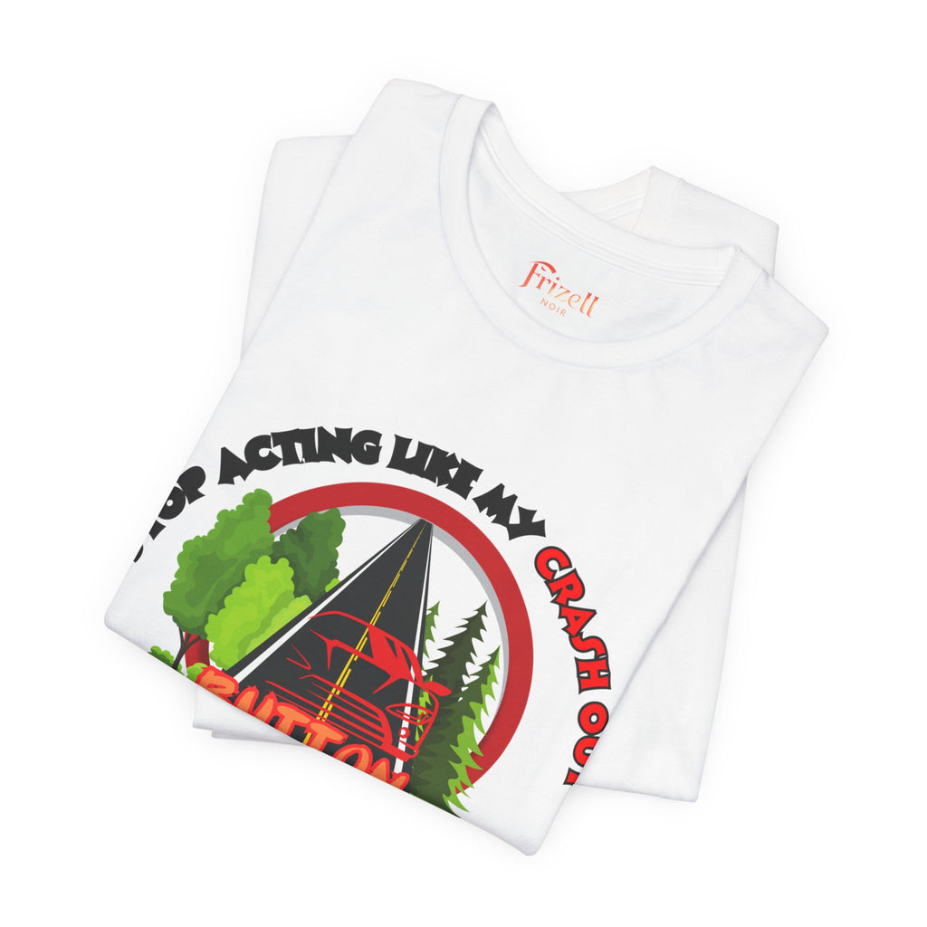 Crash Out Button Tee | Frizell Noir