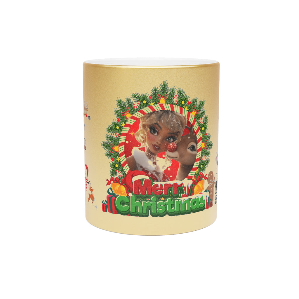 Sip the Season Hoodie | Silver & Gold Luxury Streetwear – Frizell Noir