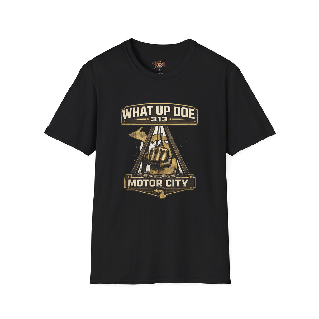 Motor City 'What Up Doe 313' Graphic T-Shirt