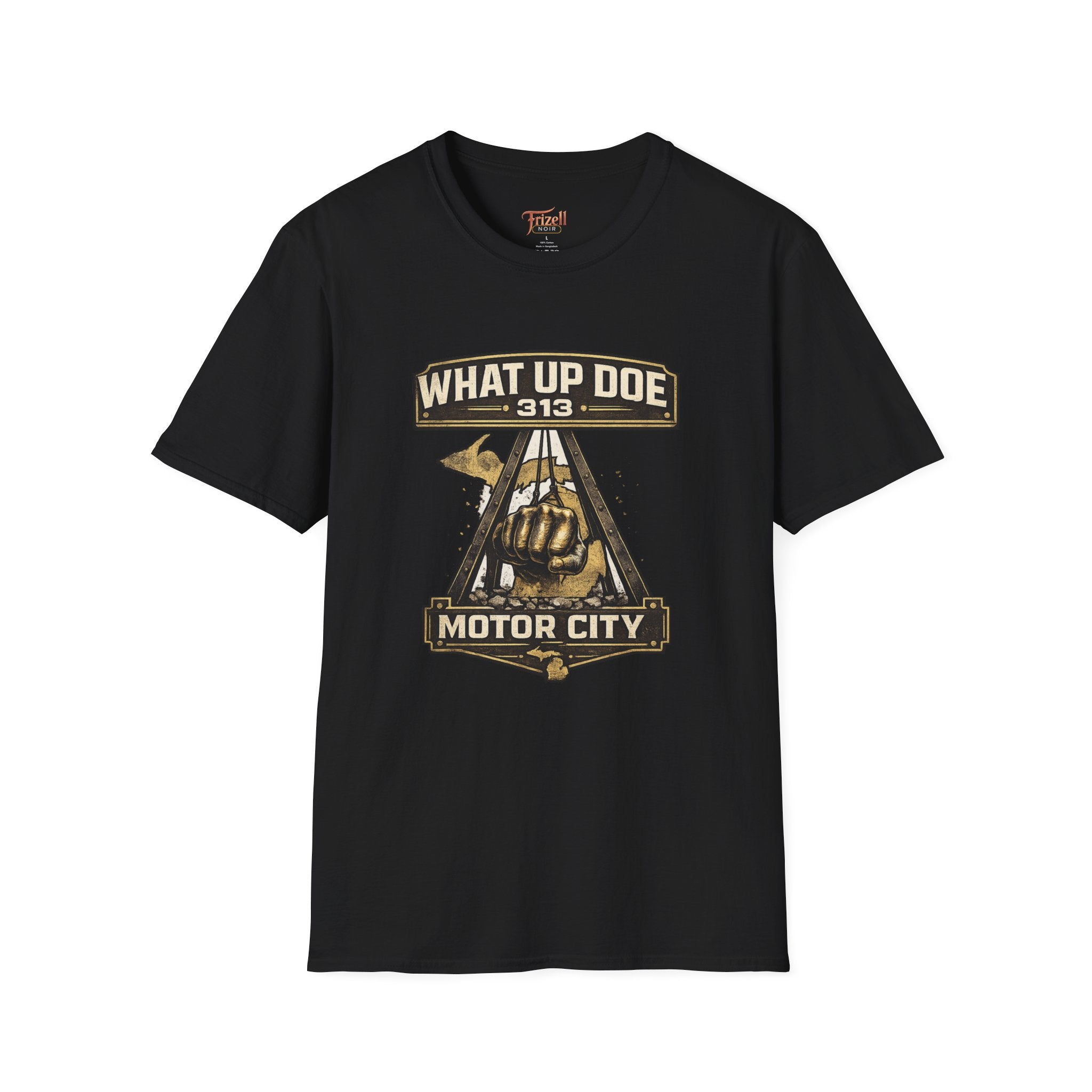 Motor City 'What Up Doe 313' Graphic T-Shirt