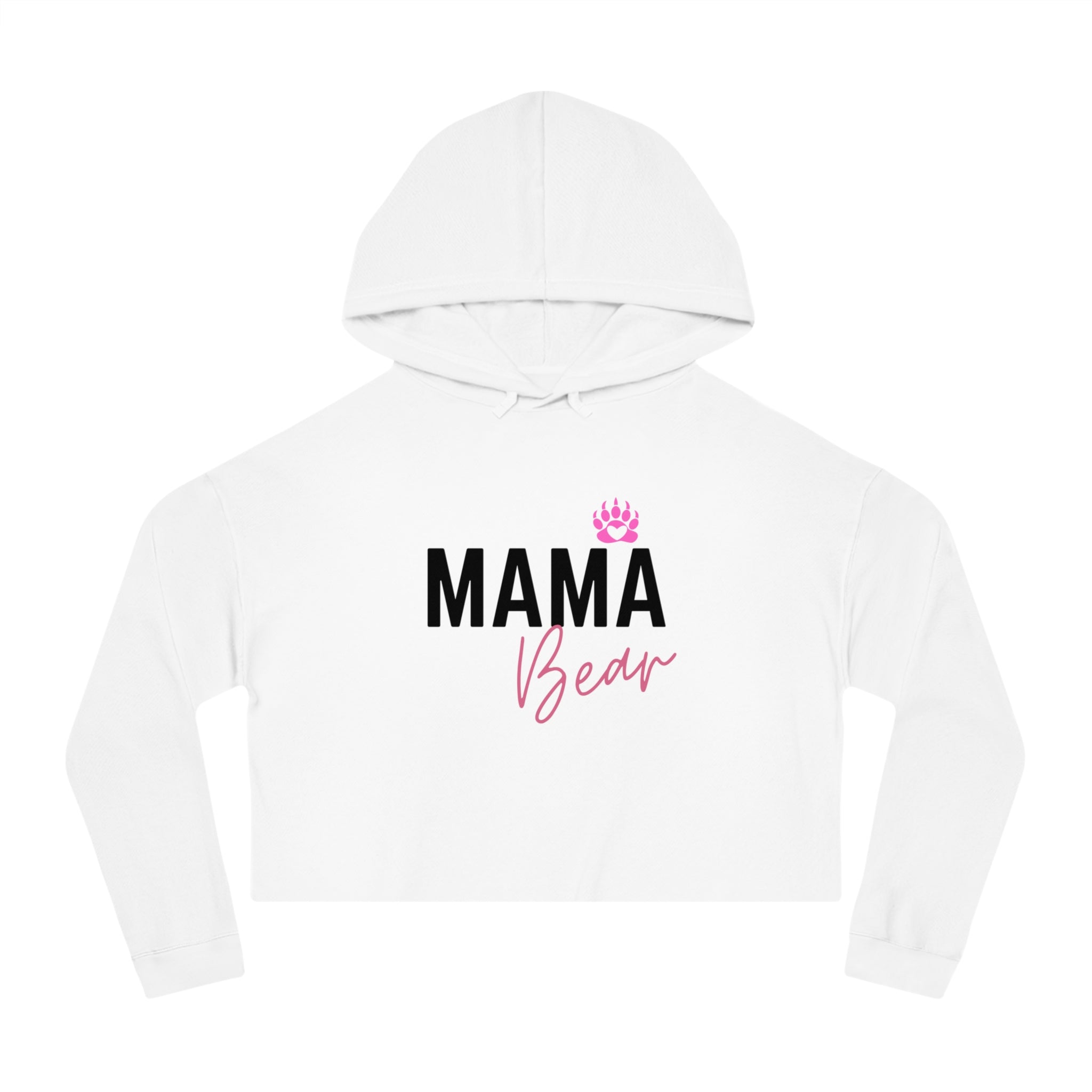 Mama Bear Cropped Hoodie | Frizell Noir