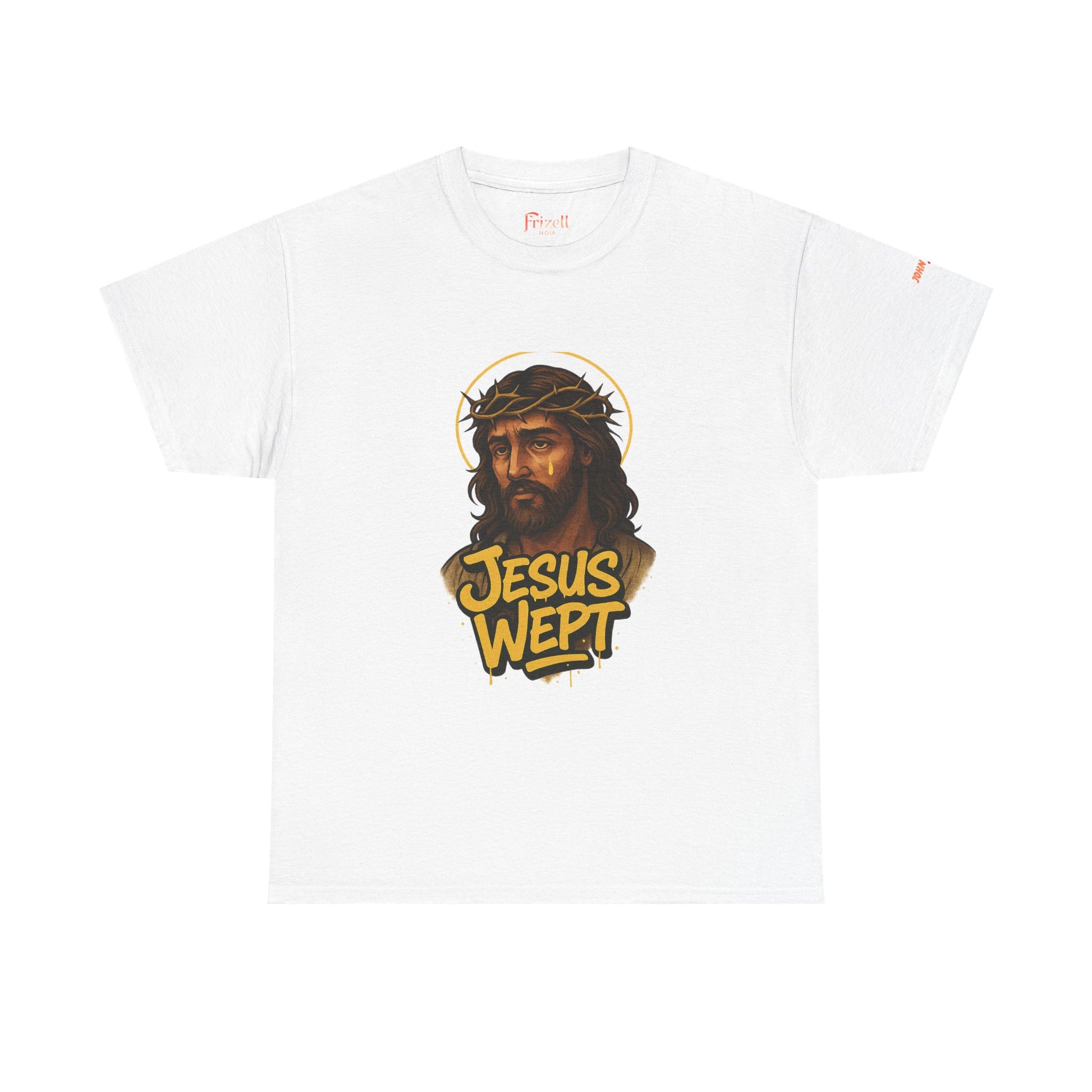Faith T-Shirt - Jesus Wept Unisex Tee with Scripture Back Print