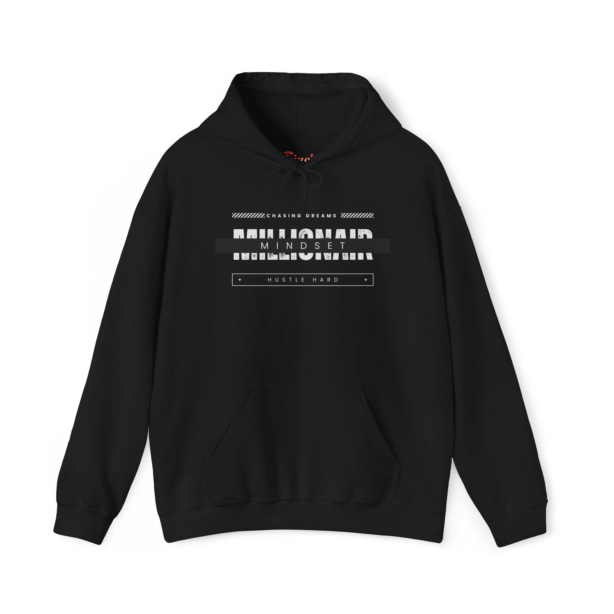 Hoodie - Minimal 'Unapologetic' Black Bar Graphic Pullover