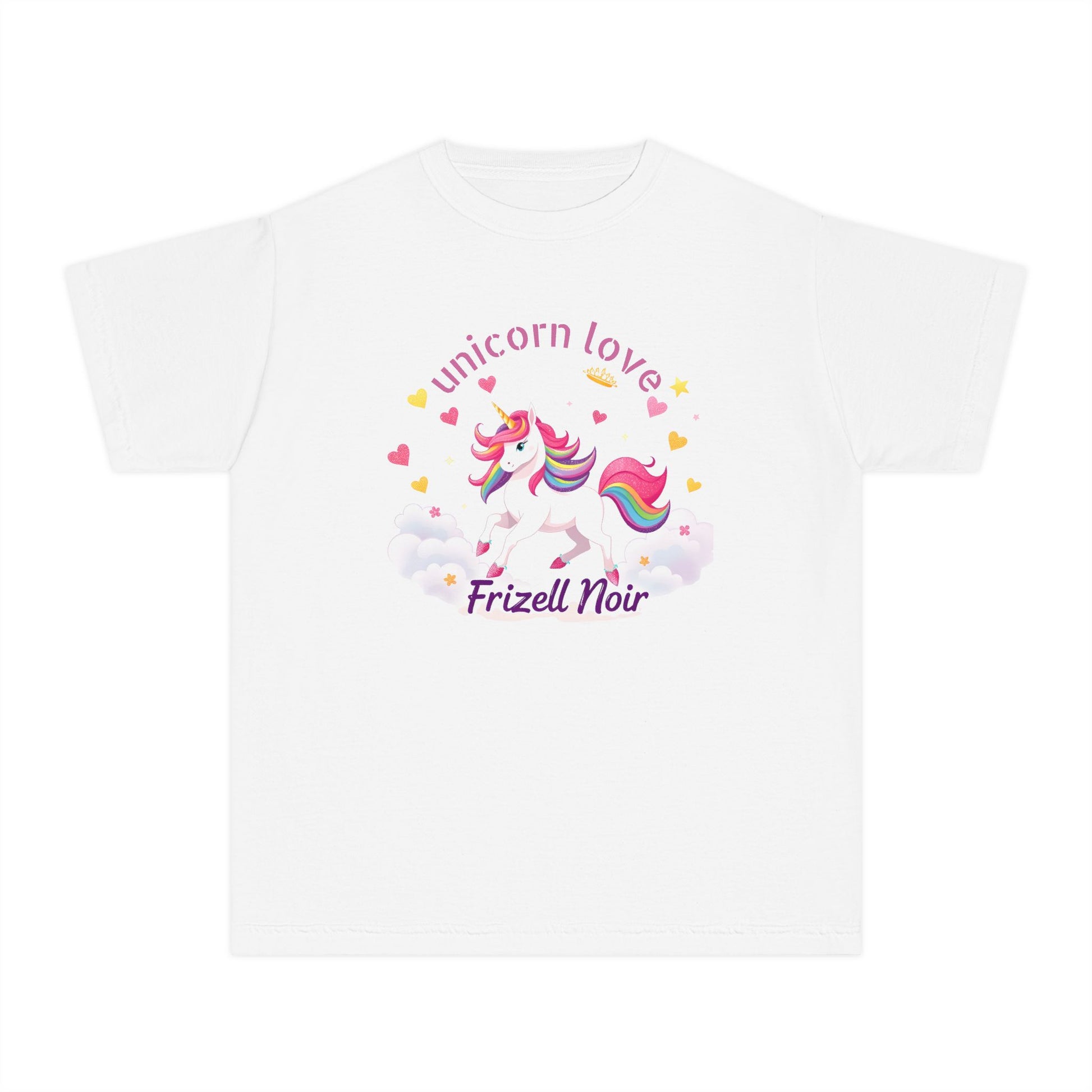 Unicorn Love Girls Tee | Frizell Noir
