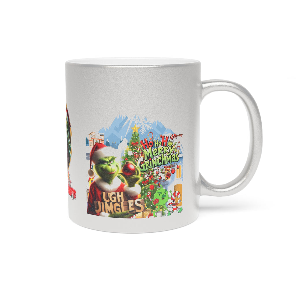 Sip the Season Hoodie | Silver & Gold Luxury Streetwear – Frizell Noir