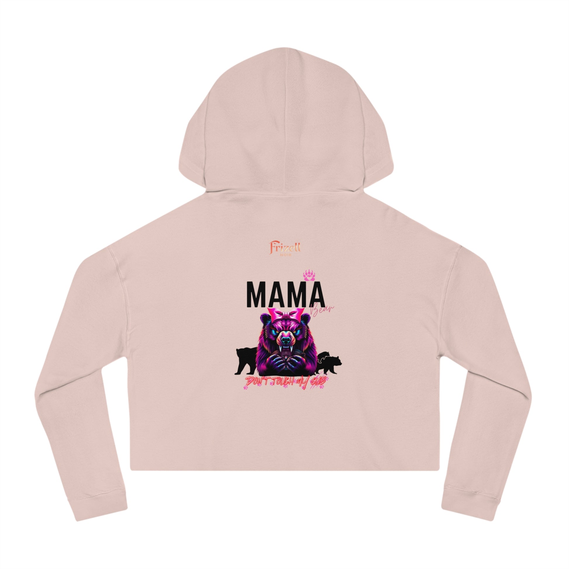 Mama Bear Cropped Hoodie | Frizell Noir