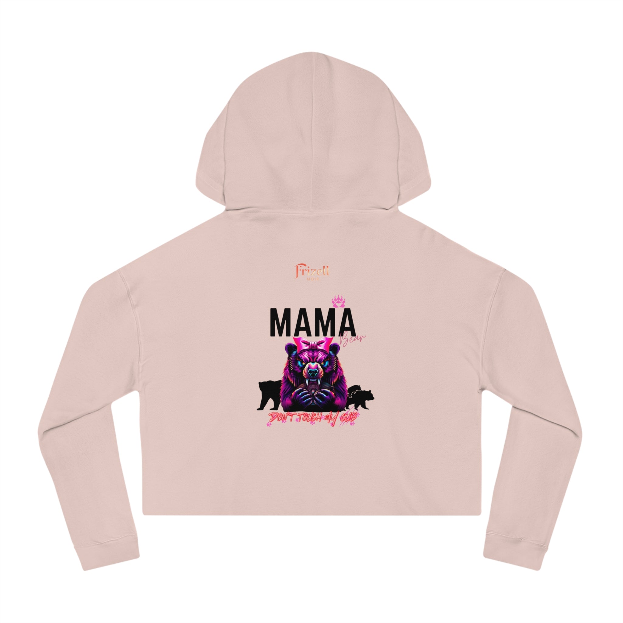 Mama Bear Cropped Hoodie | Frizell Noir