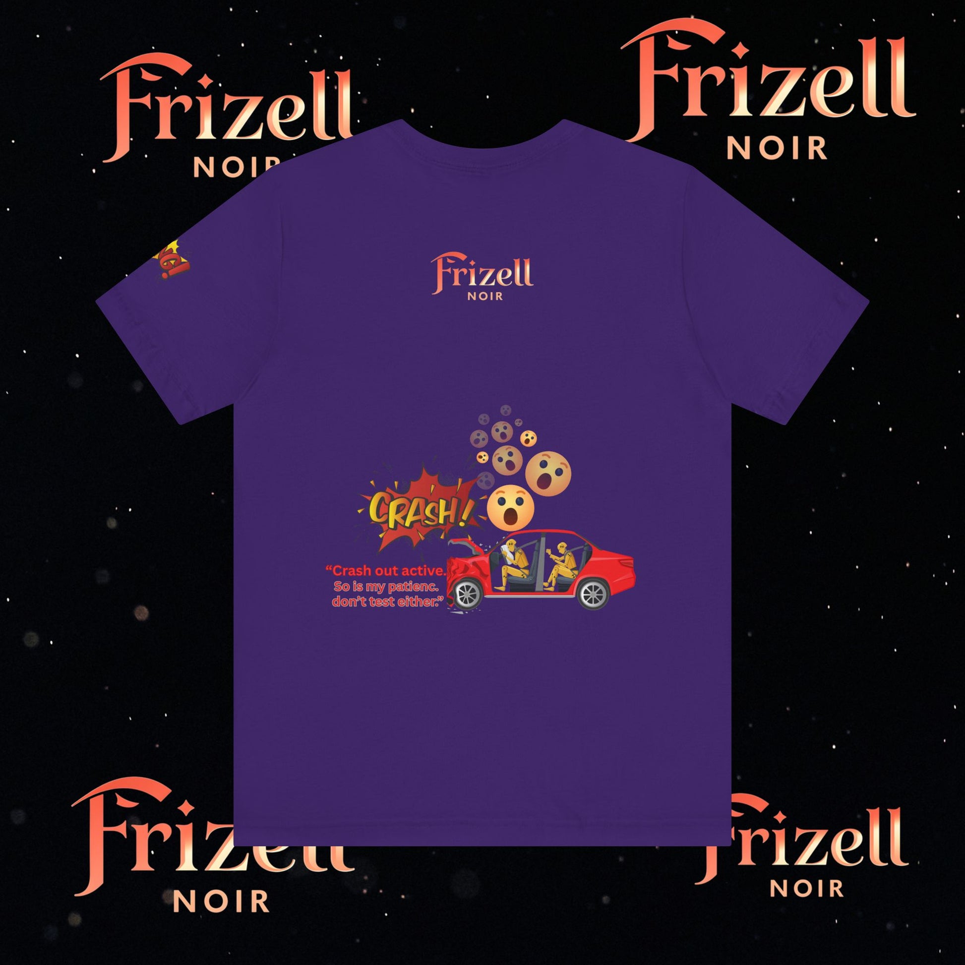 Crash Out Button Tee | Frizell Noir