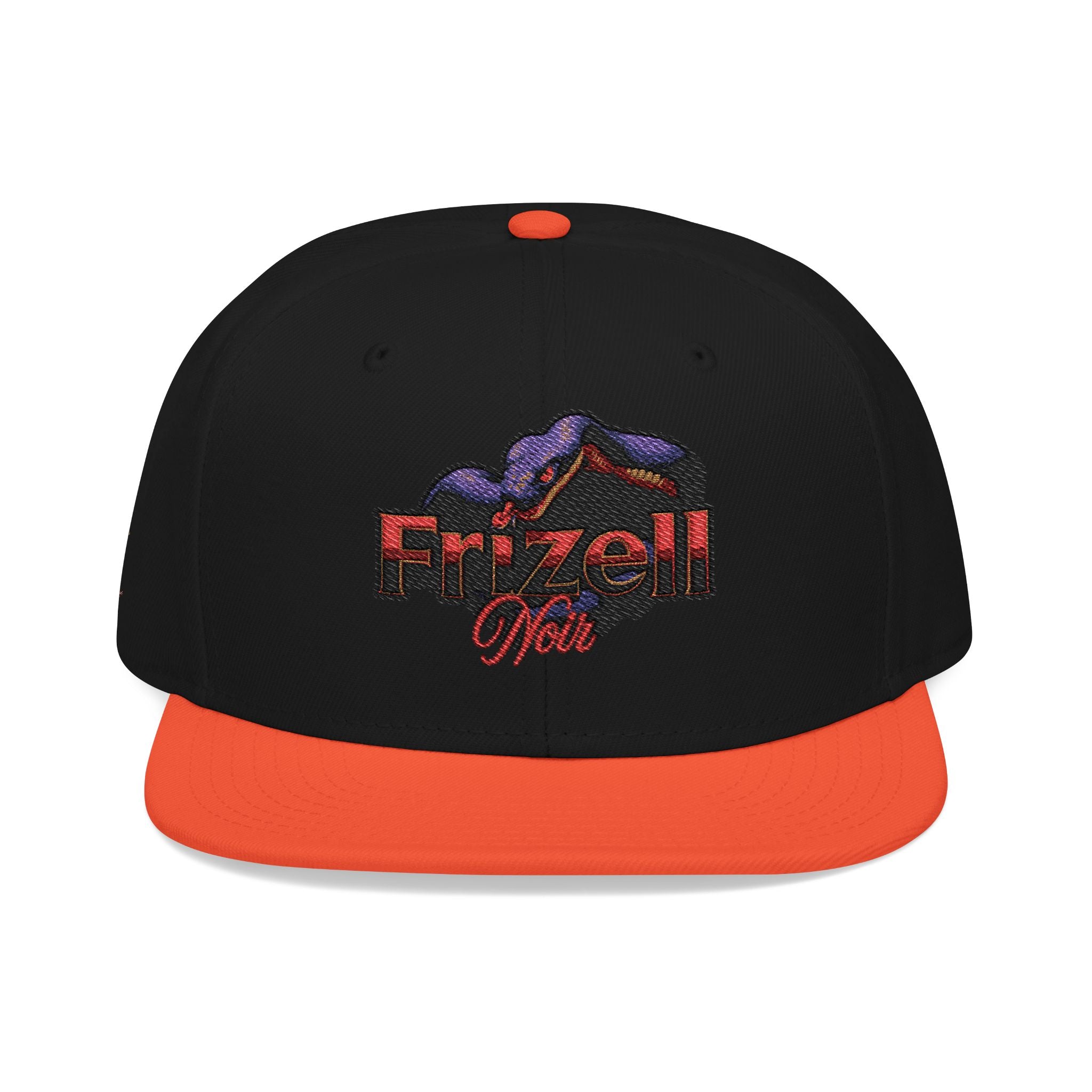 FRIZELL NOIR Embroidered Snapback Cap