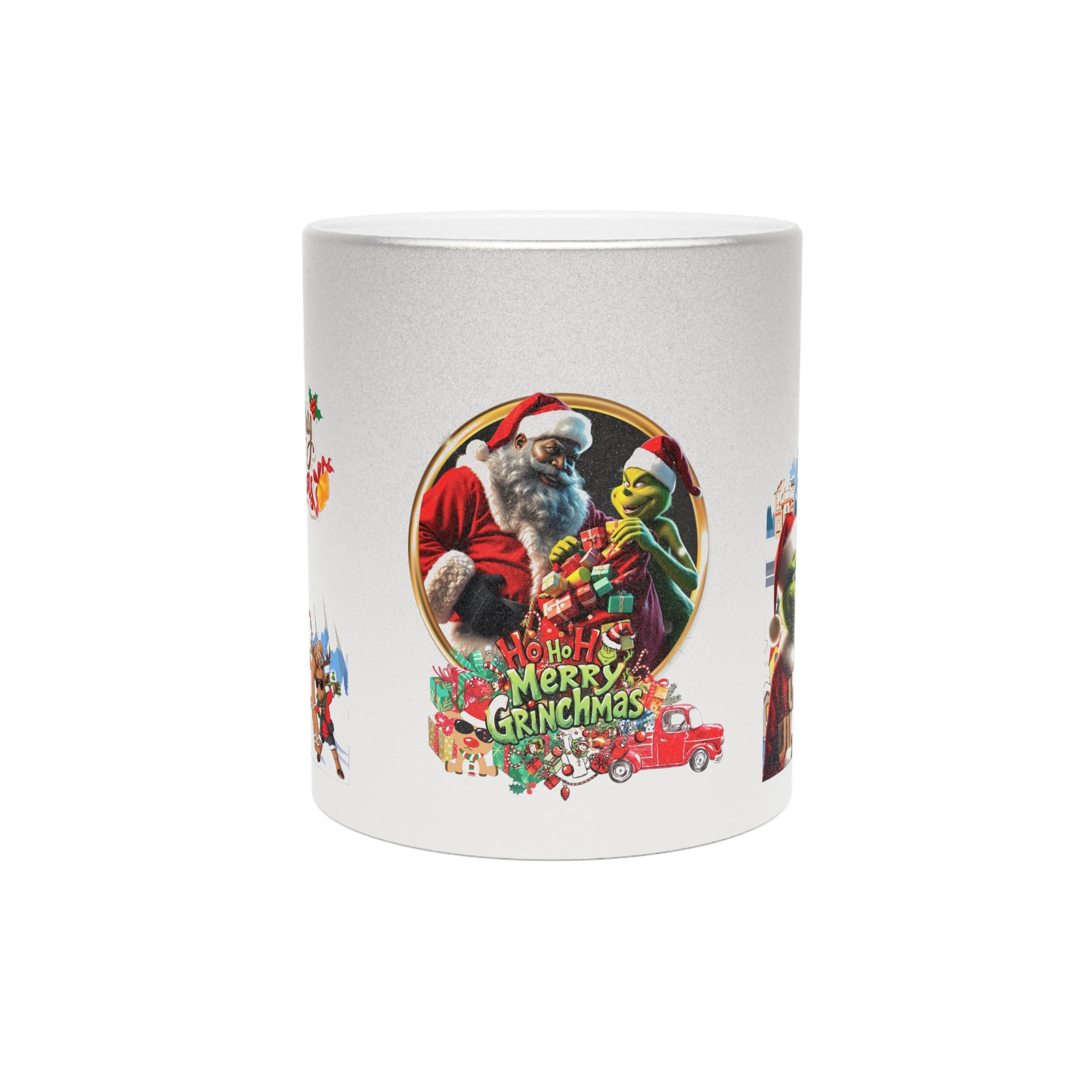 Sip the Season Hoodie | Silver & Gold Luxury Streetwear – Frizell Noir