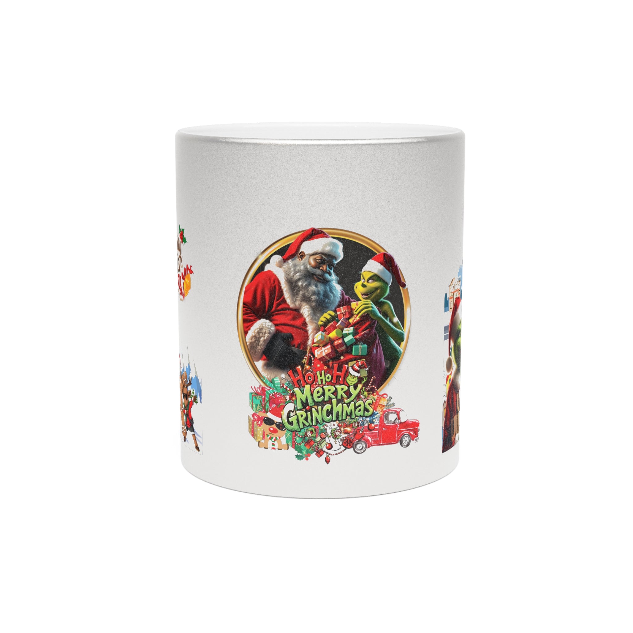 Sip the Season Hoodie | Silver & Gold Luxury Streetwear – Frizell Noir