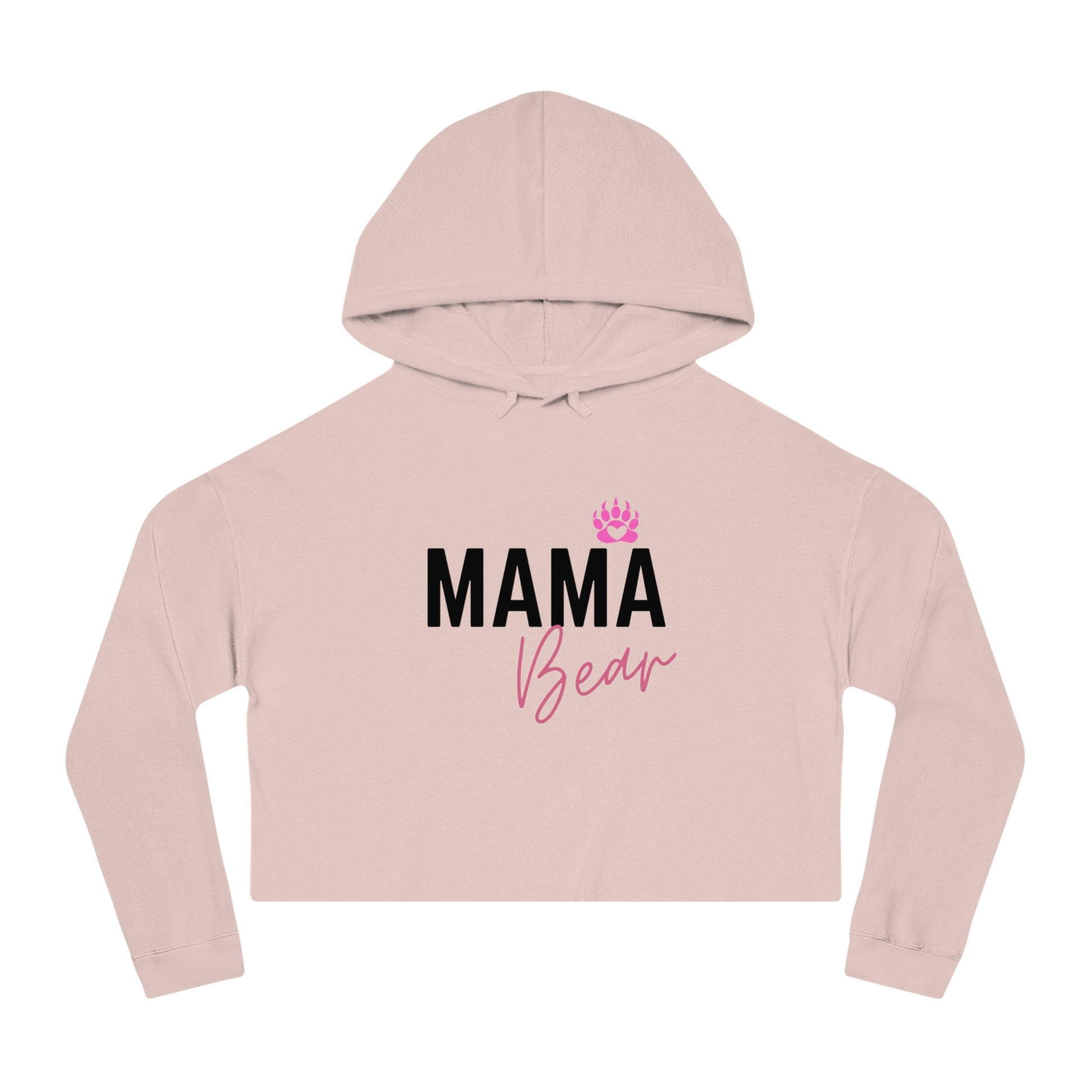 Mama Bear Cropped Hoodie | Frizell Noir
