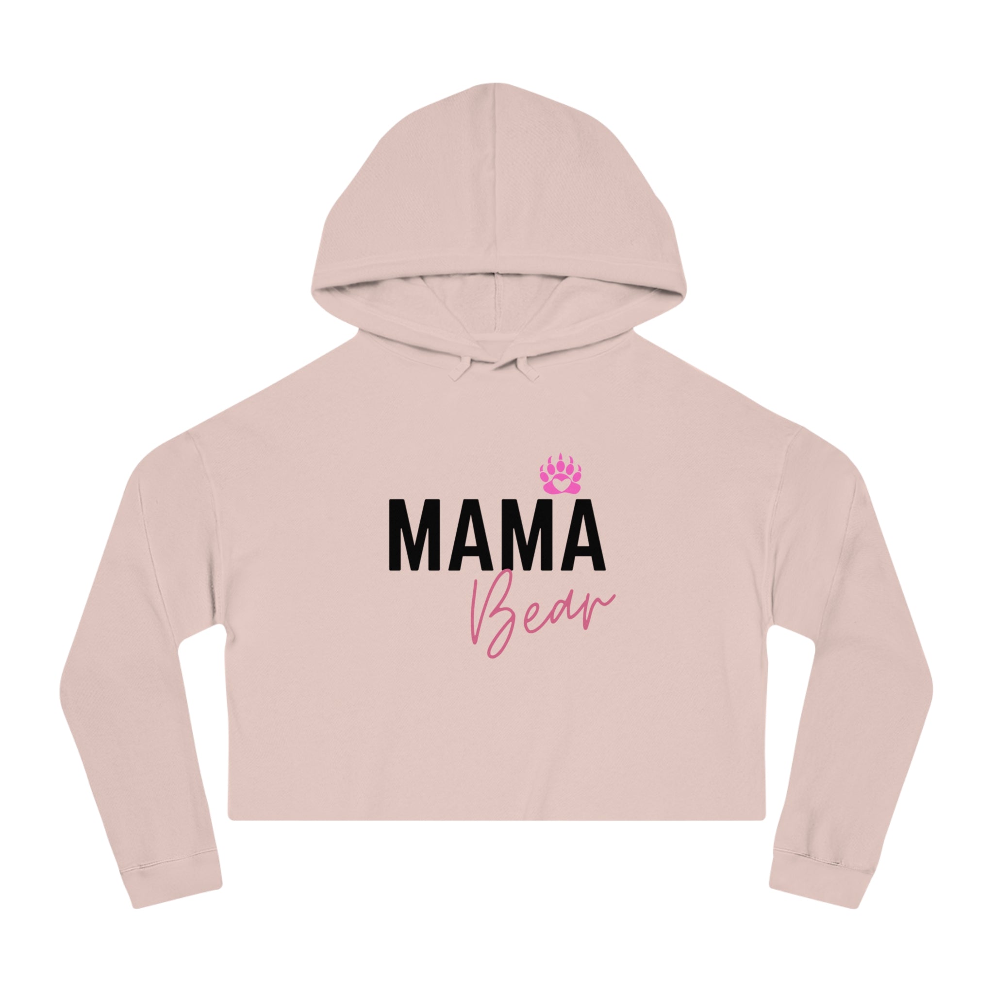 Mama Bear Cropped Hoodie | Frizell Noir