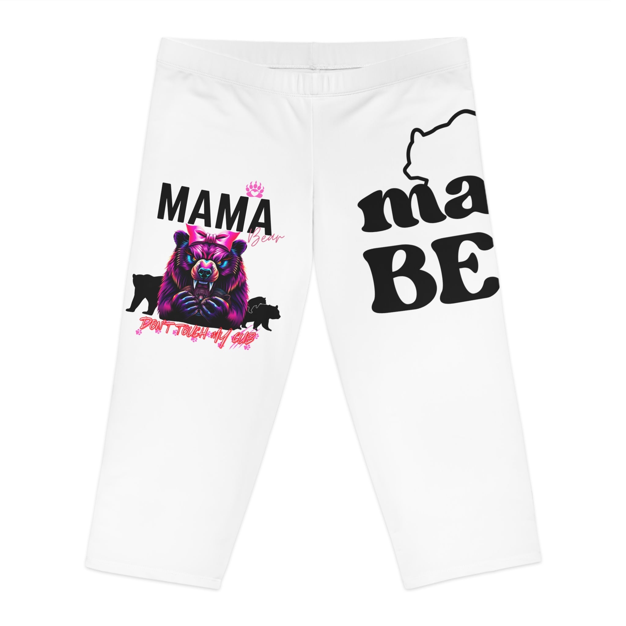 Mama Bear White Shorts | Frizell Noir