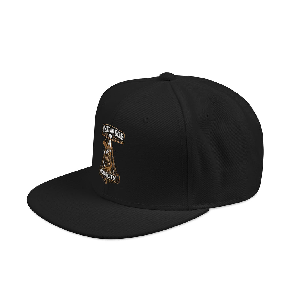 'Detroit' Retro Accent' Snapback Hat