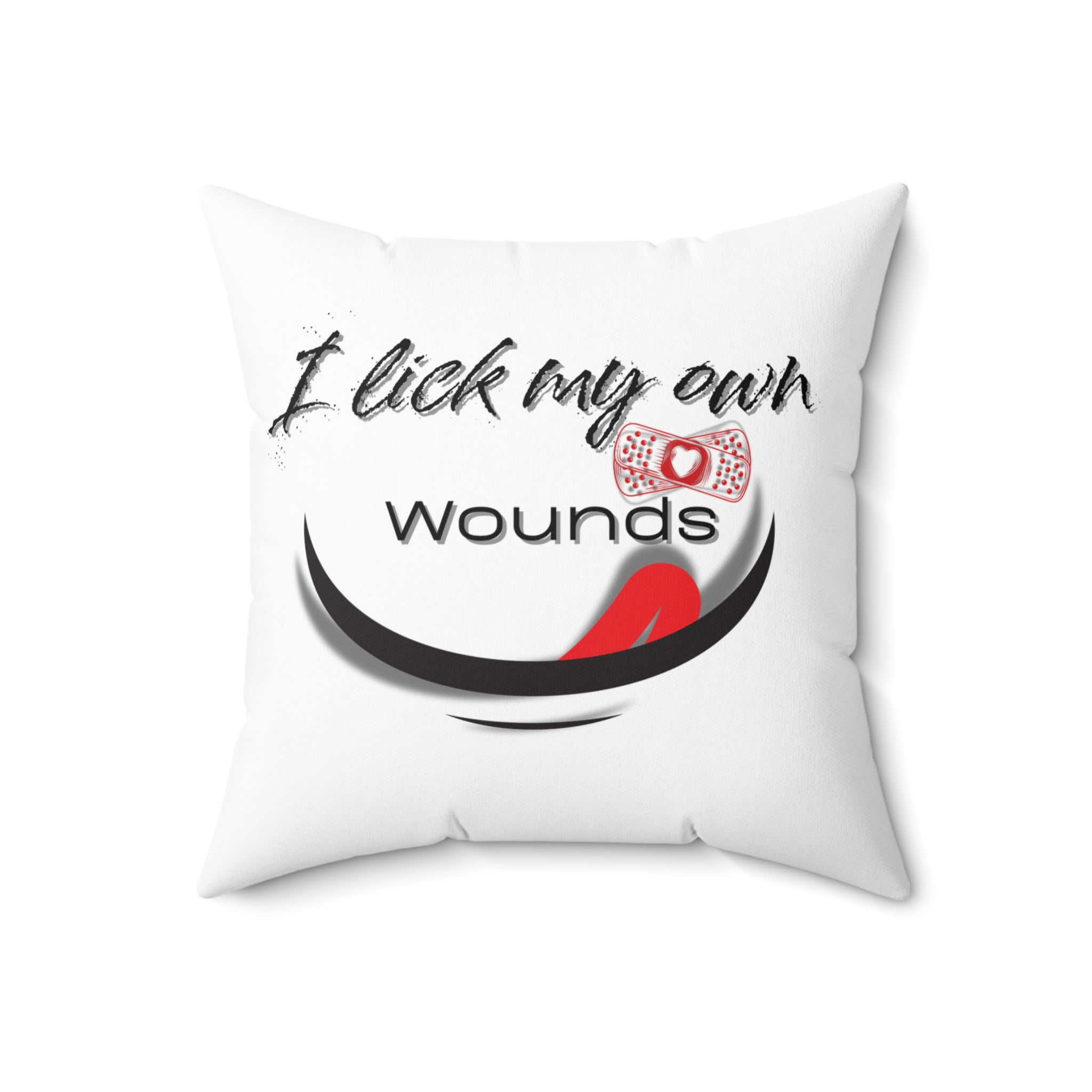 I Lick My Own Wounds Pillow | Frizell Noir