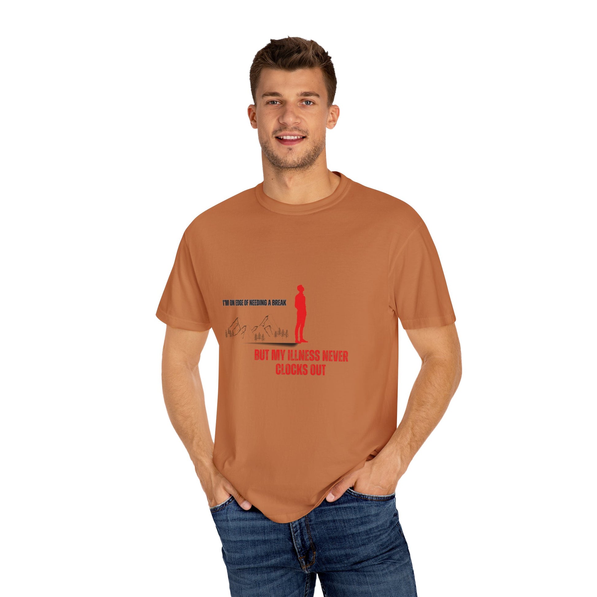 Illness Never Clocks Out Tee | Frizell Noir