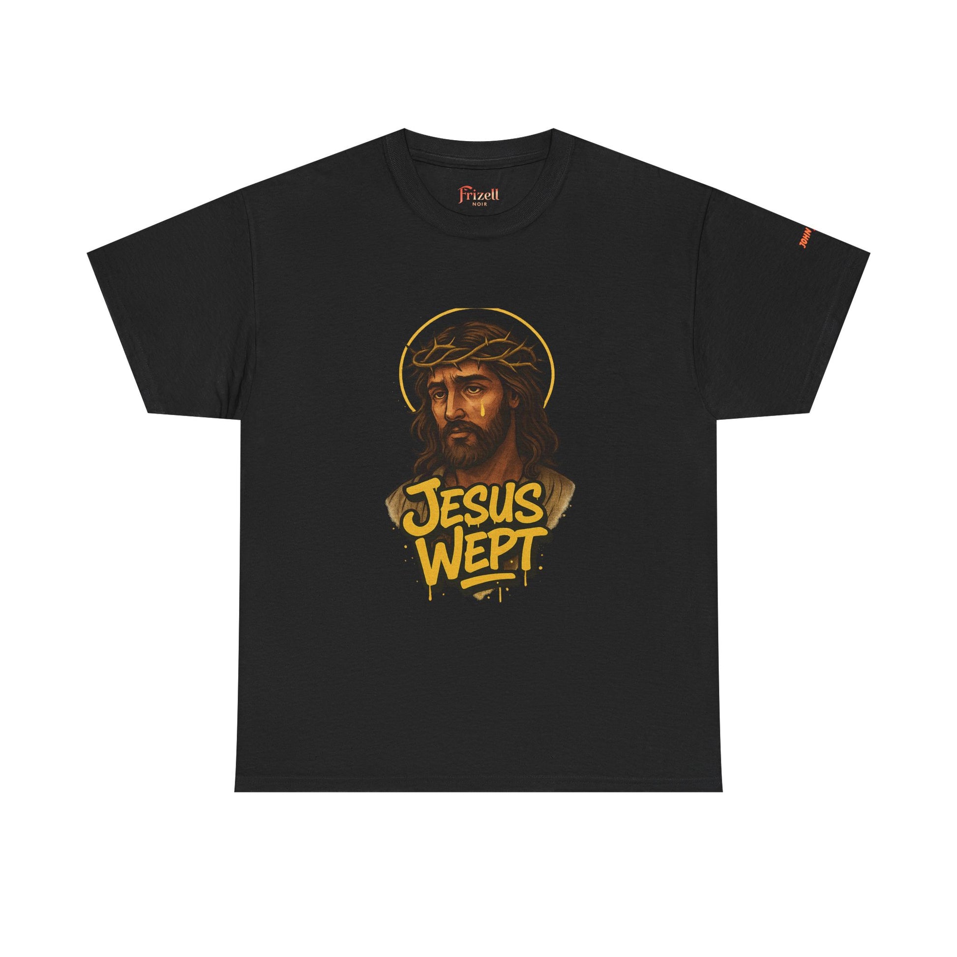 Faith T-Shirt - Jesus Wept Unisex Tee with Scripture Back Print