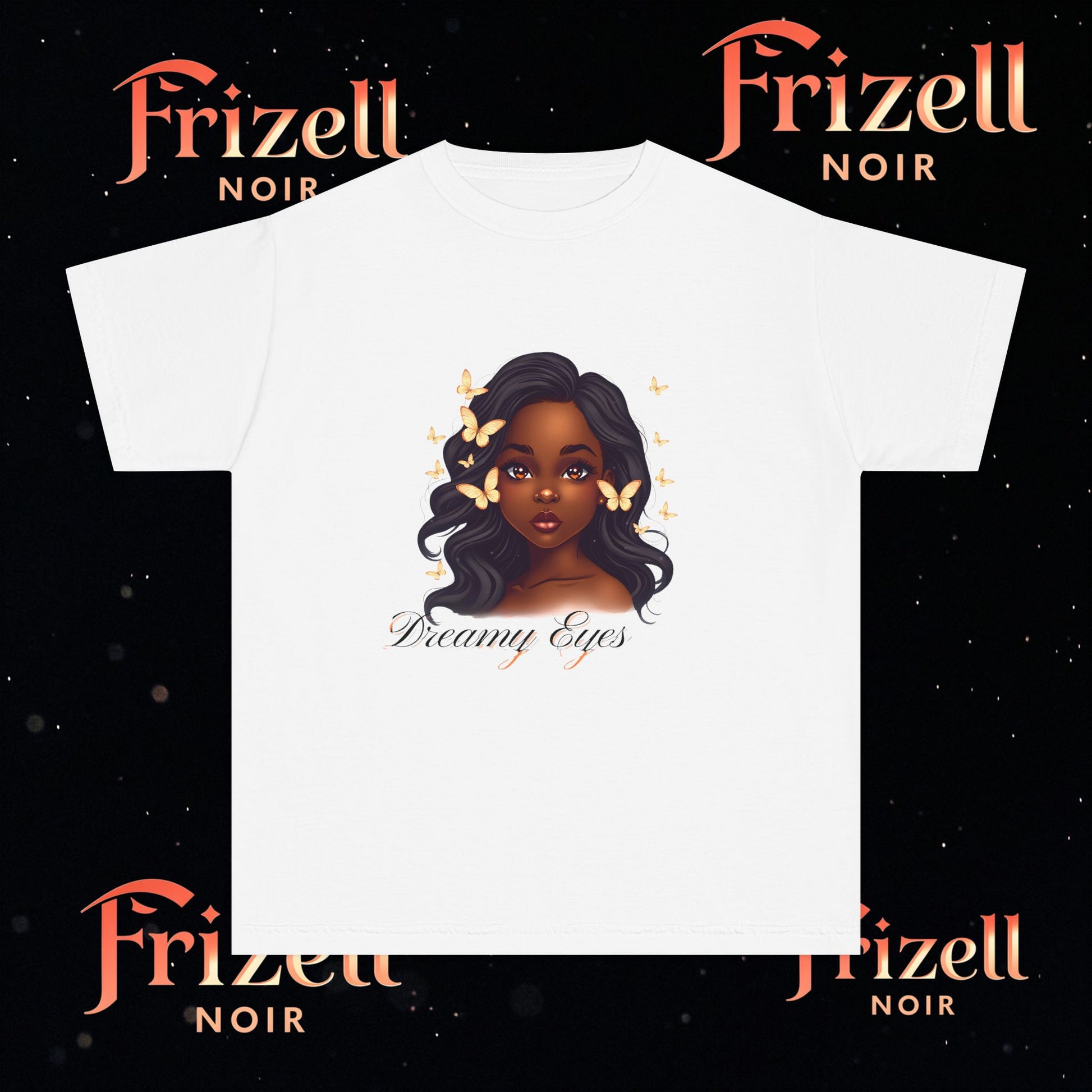 Dreamy Eyes Youth Tee | Frizell Noir