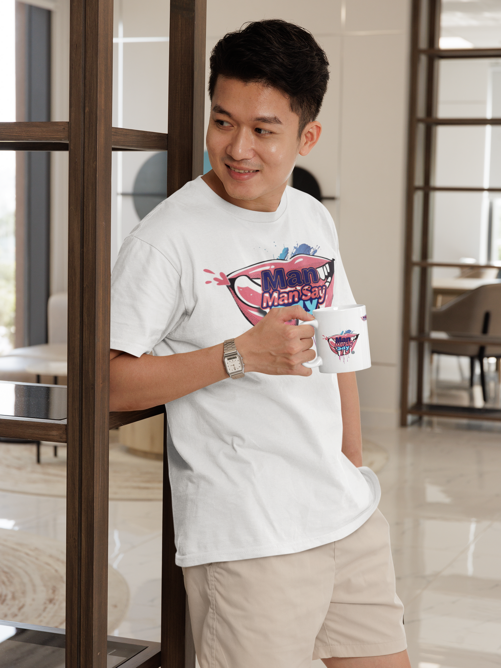 Man Say Tee | Frizell Noir