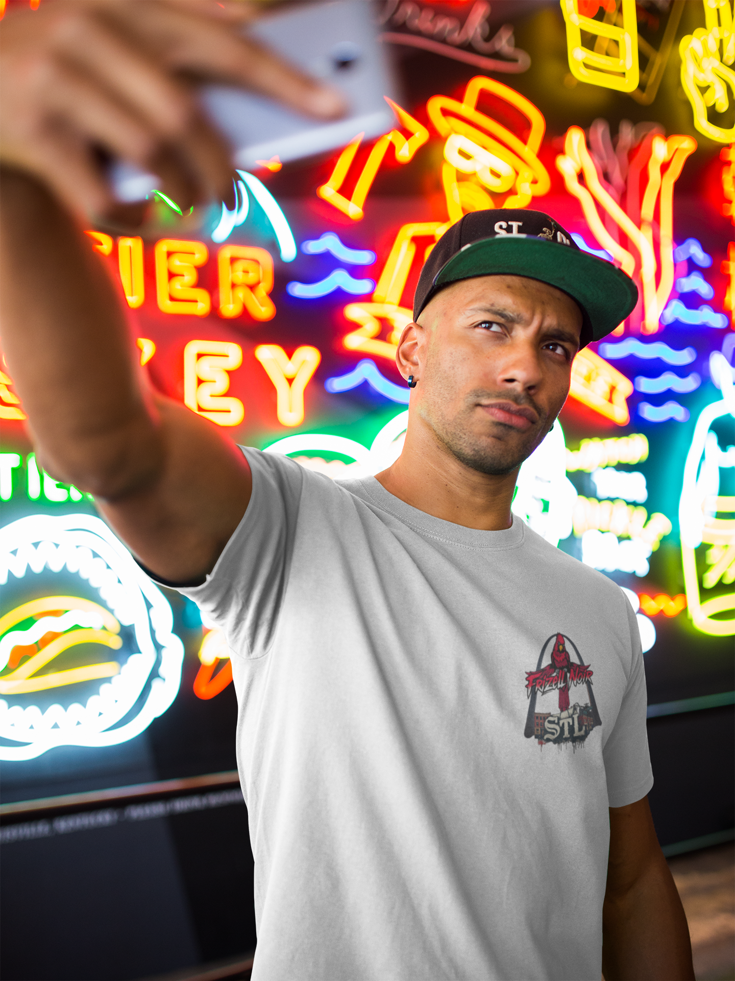 Retro St. Louis Tee | Frizell Noir