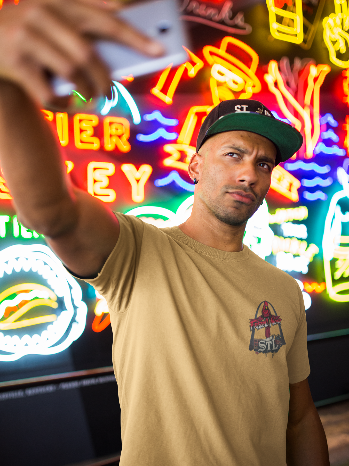 Retro St. Louis Tee | Frizell Noir