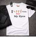 I Hear With My Eyes | Frizell Noir T-shirts