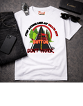 Crash Out Button | Frizell Noir T-shirt