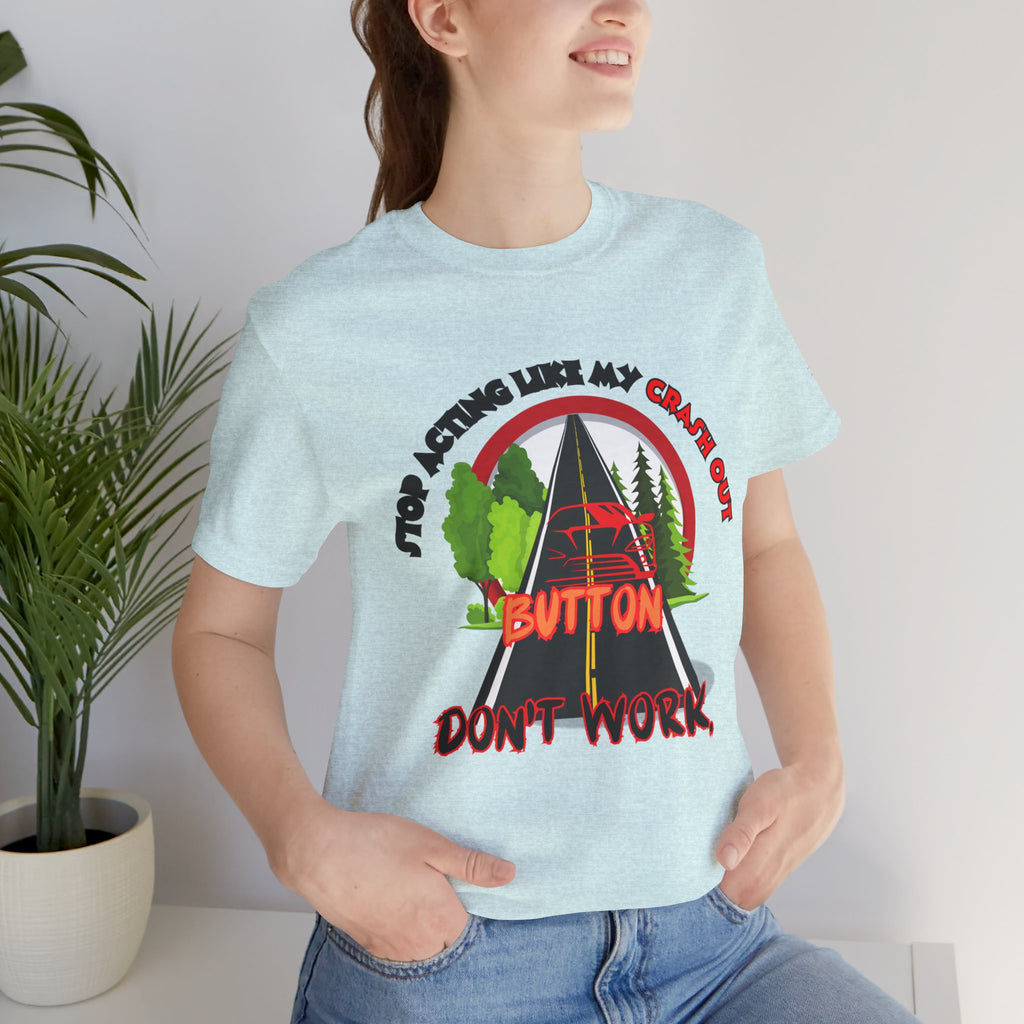 Crash Out Button Tee | Frizell Noir