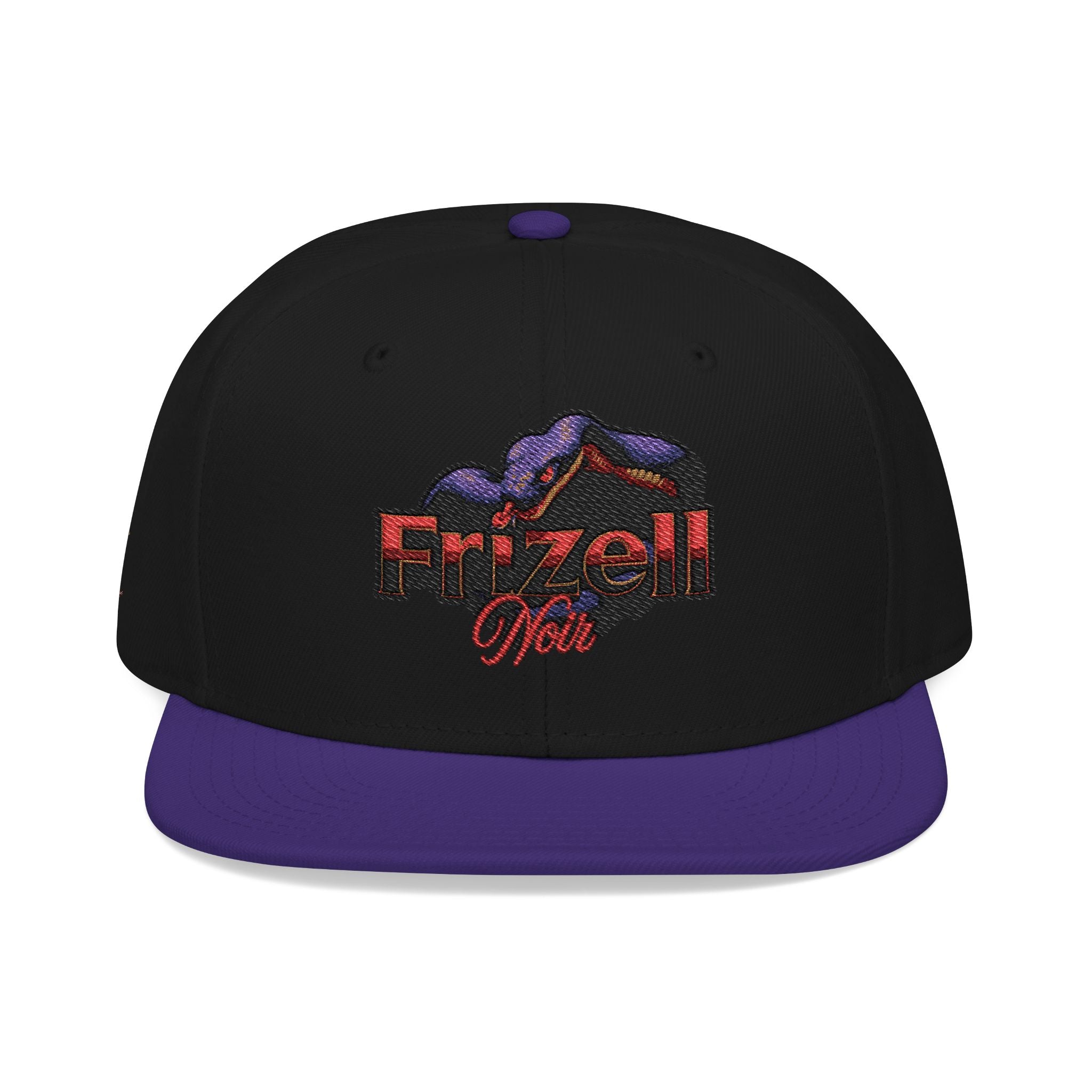 FRIZELL NOIR Embroidered Snapback Cap