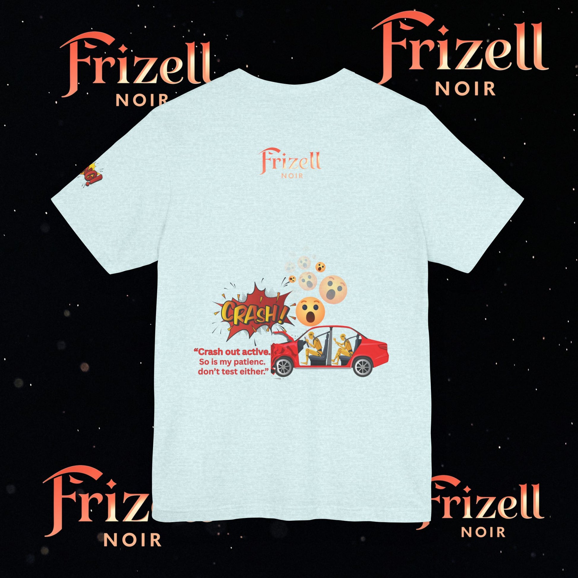 Crash Out Button Tee | Frizell Noir