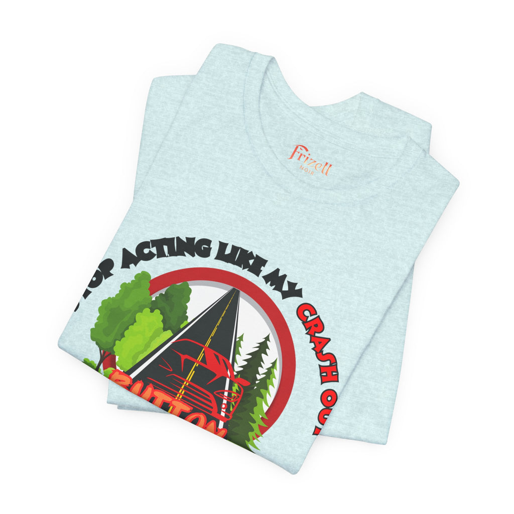 Crash Out Button Tee | Frizell Noir
