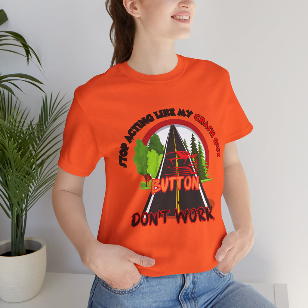 Crash Out Button Tee | Frizell Noir