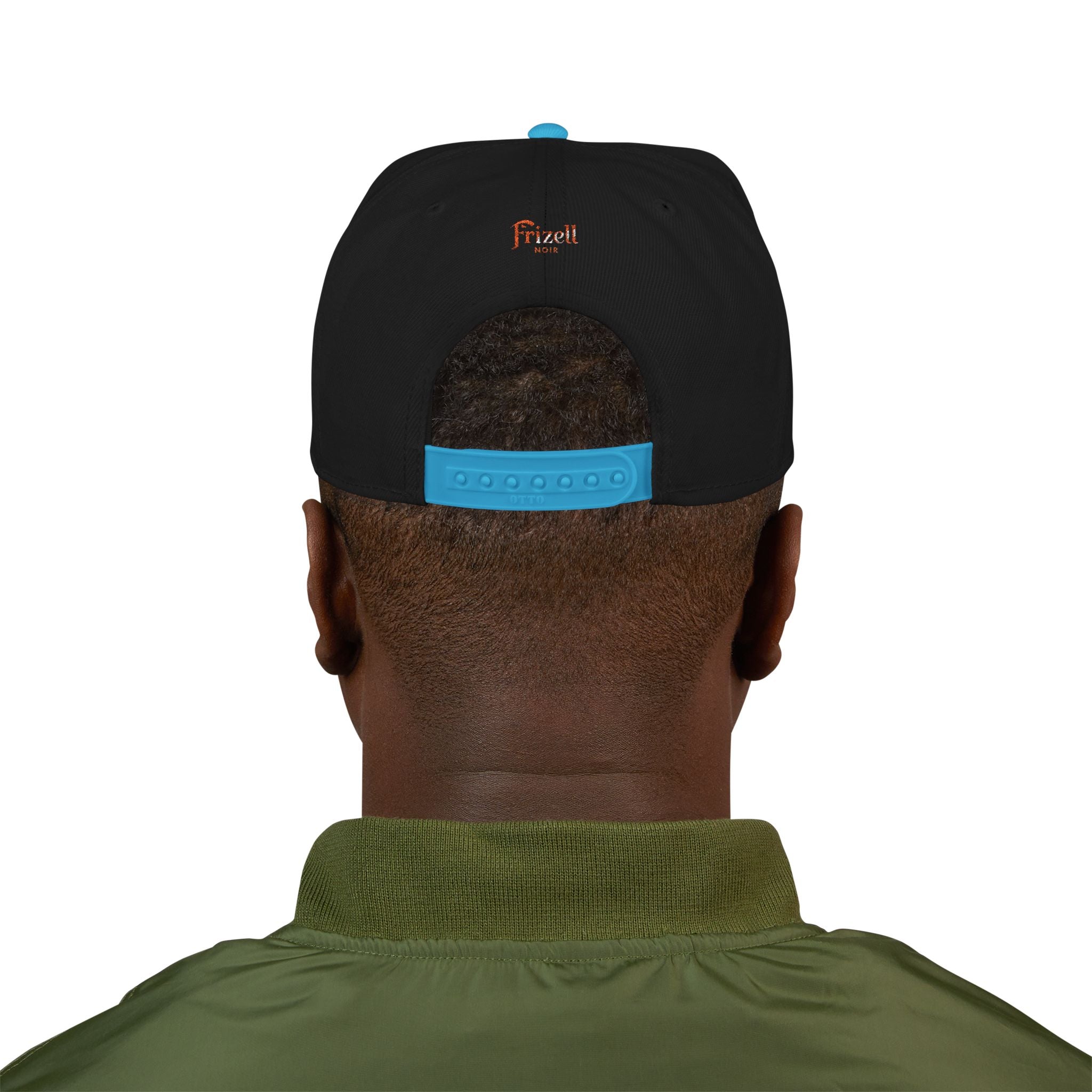 FRIZELL NOIR Embroidered Snapback Cap