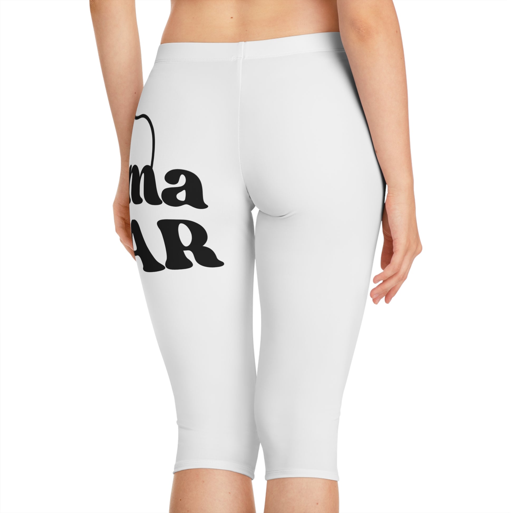 Mama Bear White Shorts | Frizell Noir