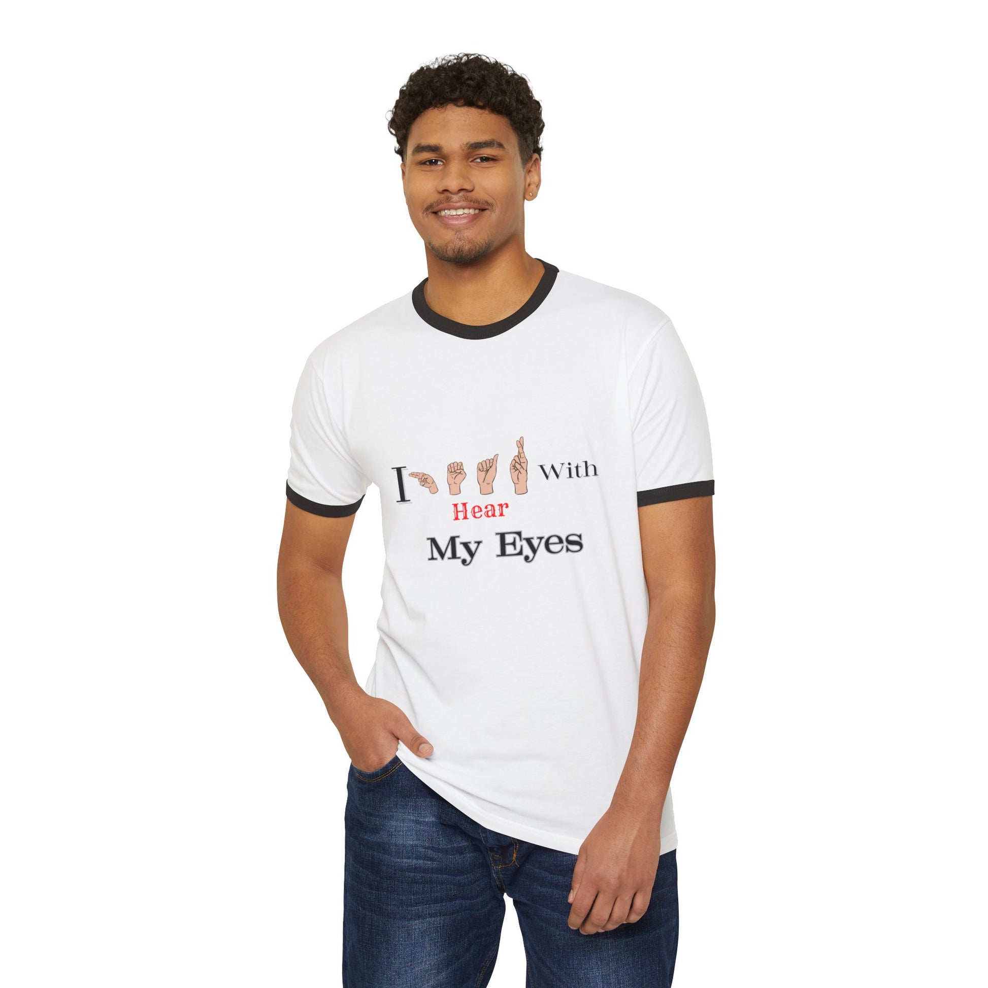 I Hear With My Eyes Tee | Frizell Noir